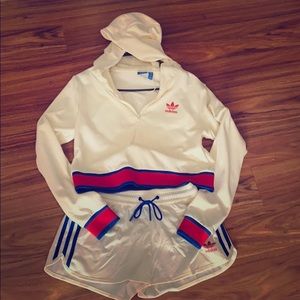 Shorts and pullover set. Adidas